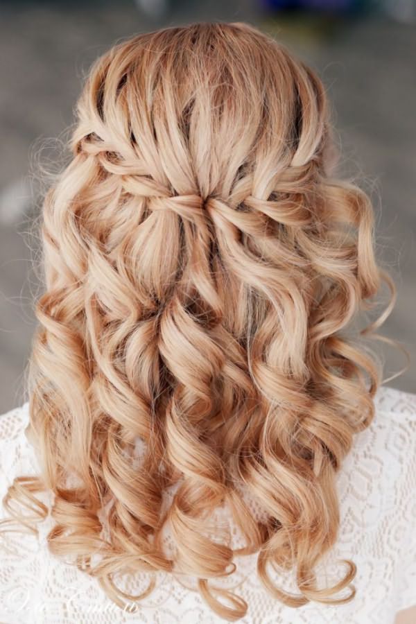 Розкішна коса з джгутів   Романтична коса-водоспад   Французька коса, заплетена навколо голови